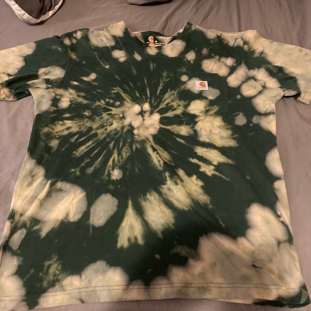 Tie Dye Carhartt pocket tee